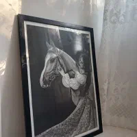 تابلو نقاشی سیاه قلم