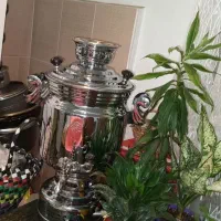 سماور ۱۲ لیتری آلمانی کامل نو آکبند|سماور، چای‌ساز، قهوه‌ساز|رشت, پاستوریزه|دیوار