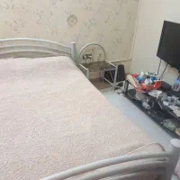 سرویس تخت فلزی کامل دونفره سالم|تخت و سرویس خواب|مشهد, کلاهدوز|دیوار