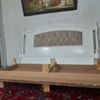 تخت خواب دونفره چوبی