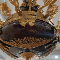 لوستر برنزی|لوستر و چراغ آویز|تهران, کوهک|دیوار