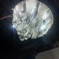 لوستر سقفی با لامپ تزیین|لوستر و چراغ آویز|رشت, حومه رشت|دیوار