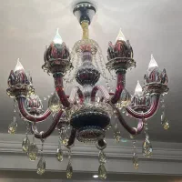 لوستر لاله کریستال|لوستر و چراغ آویز|تهران, اسفندیاری|دیوار