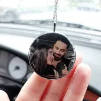 گردنبند با عکس و مو شما