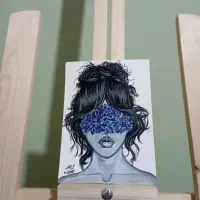 طراحی سیاه قلم ،مدادرنگی،رنگ روغن|خدمات آموزشی|گنبد کاووس, |دیوار