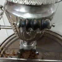 سماور زغالی برنجی قدیمی عتیقه بکر استثنایی درحدنو|کلکسیون اشیاء عتیقه|اصفهان, شیخ اشراق|دیوار