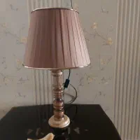 اباژور رومیزی پایه چوبی