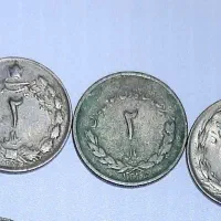 تعدادی سکه شاهی و مهره|کلکسیون سکه، تمبر، اسکناس|بم, |دیوار