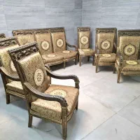 مبل کتیبه ۹ نفره چوب راش|مبلمان اداری|اصفهان, جلالیه|دیوار