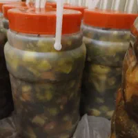 ترشی مخلوط /گوجه مشهدی/لبو وکلم قرمز