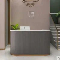 میز اداری کانتر دفتر اداری منحنی صندلی