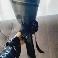 دسته گل ربانی مشکی سفید