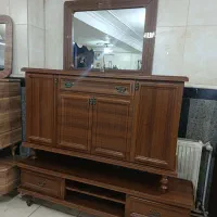 آینه کنسول مدل رومانی|بوفه، ویترین، کنسول|تبریز, |دیوار