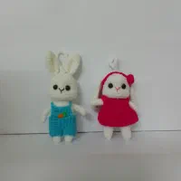 جاکلیدی ست خرگوش قلاببافی