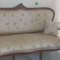 مبل ۷ نفره با چوب گردو بسیاز تمییز و سالم|مبلمان خانگی و میز عسلی|ساری, |دیوار