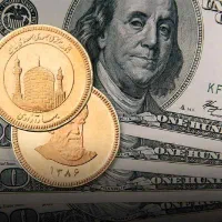 دلار و سکه بانکی گم شده