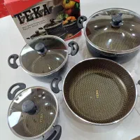 ست ۷ پارچه قابلمه زنبوری تفلون teka|ظروف پخت‌وپز|تهران, سلسبیل جنوبی|دیوار
