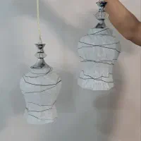 لوستر دوشاخه|لوستر و چراغ آویز|شیراز, انجیر|دیوار