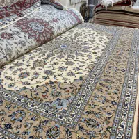 جفت شیش متری پشم کاشان کرم اکبند