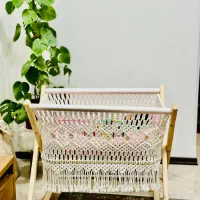 تخت وگهواره مکرومه بافی