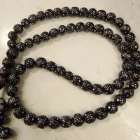 تسبیح عتیقه مس کوب