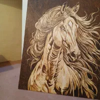 اموزش سوخته نگاری روی چوب