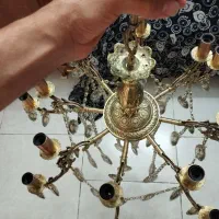 لوستر برنز هشت شاخه شانزده شعله