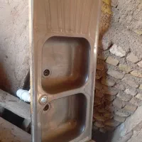 سینک دوقلو وجاقابلمه ای