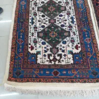 دو عدد ذرنیم فرش دست بافت