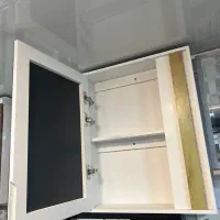 آینه باکس مخفی PVC رنگ چوب|لوازم سرویس بهداشتی|رشت, رودباری|دیوار