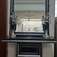 آینه کنسول و شمعدان