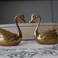 مجسمه برنز قو