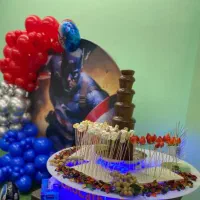 فینگر ابشار شکلات گل آرایی اقتصادی