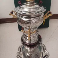 سماور هشت لیتر کاملا نو مناسب جهیزیه