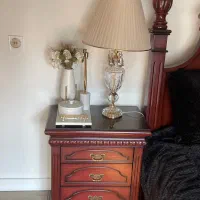 سرویس تخت چوبی و میز آرایش دو نفره|تخت و سرویس خواب|تهران, سازمان برنامه شمالی|دیوار