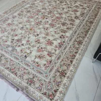 فرش گل ریزبدون پرزدهی تمام اکرولیک *