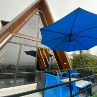 کلبه استخردار منظره دار شیک