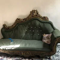 بخاری ،مبل ۸نفره با یک میز عسلی بزرگ|مبلمان خانگی و میز عسلی|مشهد, شهرآرا|دیوار