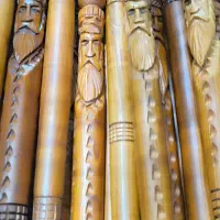 چوب سرخدار اصل وبارانک|کلکسیون و سرگرمی|خاوران, |دیوار