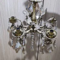 لوستر ۵شاخه بهمراه یک عدد چراغ خواب