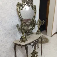 آینه و شمعدان برنز انتیک|آینه|همدان, |دیوار
