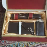 ست کیف کمربند چرم نو