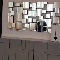 بوفه وآینه|بوفه، ویترین، کنسول|بیرجند, |دیوار