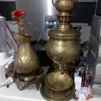 سماورزغالی برنجی