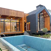 کلبه و ویلای چوبی تلفیقی