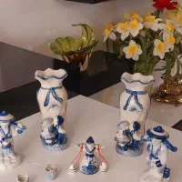 مجسمه شیک چینی قلم آبی|مجسمه، تندیس، ماکت|مشهد, شهید مطهری|دیوار