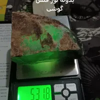سنگ بسیار زیبای سبز محکم|کلکسیون اشیاء عتیقه|میاندوآب, |دیوار