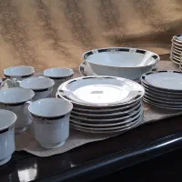 سرویس چینی CRWNN MING لوکس ۴۴ پارچه