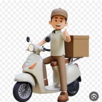 به تعدادنیروی پیک رستوران موتور و( اسکیت) سوار .