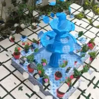 آبنما آزادی حوض پاشور مجسمه بتنی فایبرگلاس|مصالح و تجهیزات ساختمان|شوش, |دیوار